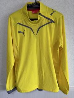 PUMA イエロー ハーフジップ Mサイズ