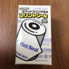 Nintendo ゲームボーイ プリントシール 白　ポケットプリンタ専用