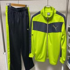 【激レア】PUMA プーマ ジャージ セットアップ 蛍光色 ビッグロゴ