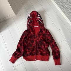 BAPE 迷彩シャークフードパーカーレッド 楽天市場】A BATHING APE(エイプ)COLOR CAMO SEPARATE SHARK