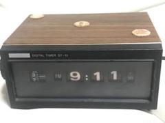 昭和レトロ木製置き時計(動作良好)しかしダイヤルAM.PMは元々手動か自動故障中