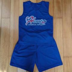 美品 ハーツ BASKETBALL SCL 青ユニフォーム上下 セット
