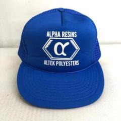 【US買付】キャップ　メッシュキャップ　トラッカーキャップ　ALPHA ブルー