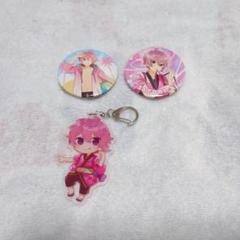 すとぷり、すとめも9、缶バッチ、キーホルダー、さとみくん