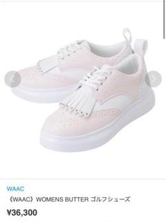 新品未使用 WAAC WOMENS BUTTER ゴルフシューズ WOMENS BUTTER ゴルフシューズ 072332812
