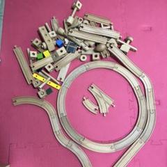 【ジャンク品】木製鉄道パーツセット