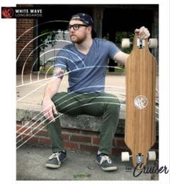 【美品】White Wave Longboard_ロングボード_41インチ 美品】White Wave Longboard_ロングボード_41インチ - メルカリ