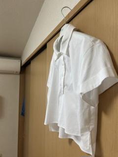 ZARA 白 半袖 ポロシャツ