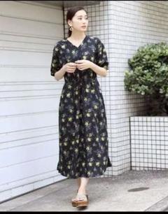 LEPSIM 花柄ワンピース