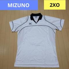 MIZUNO ミズノ 半袖 テニスウェア 2XL ホワイト トレーニングウェア