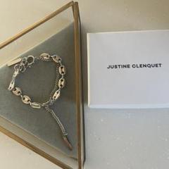 【Justine Clenquet】関税送料込★シルバー Jerry ブレスレット 再入荷【新品】Justine Clenquet Jerryブレスレット シルバー