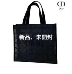 Dior ブラック トートバッグ　ノベルティ　最新作　正規品 Dior - 限定ノベルティ トートバッグ ブラックの通販 by ひろみ
