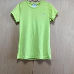 adidas ClimaLite 蛍光イエロー 黄緑　Tシャツ M