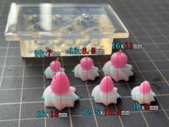 シリコンモールド　ホイップ　クリーム　大サイズ　デコパーツ　キーホルダー　レンジ