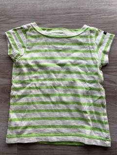 【値下げ！】デニムダンガリー ボーダーTシャツ　size90