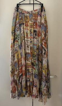 大人気新品 MOUSSY ディズニーロングプリーツスカート D/M - メルカリ スカート