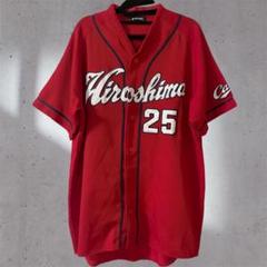 Oサイズ 広島カープ ハイクオリティ ユニフォーム ホーム 新井貴浩 デサント