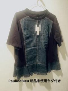 ポリーヌブロー　異素材切替Tシャツ　新品未使用タグ付きのサムネイル