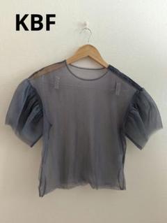 ◉美品 KBF チュールパフスリーブTEE