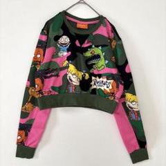 ニコロデオン　nickelodeon　トレーナー　希少品　レア物　派手柄　原宿系