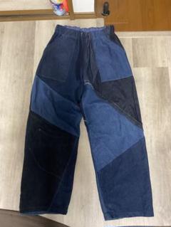 デニム パッチワークパンツ