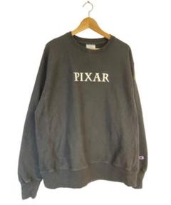 PIXAR ダークグレー スウェット L
