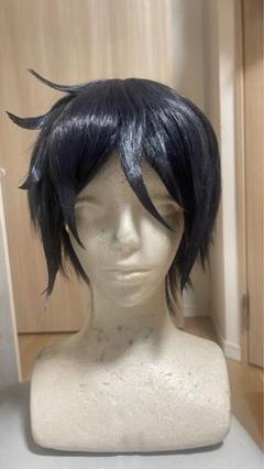 ✟セバスチャン ウィッグ✟黒執事 加工済み コスプレ耐熱ウィッグ ブラック ショートカット ウィッグ ☆黒
