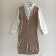 【as know as de base】ワンピース【M】レイヤード風
