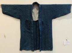 時代物 本麻 暖簾(古布 リメイク パッチワーク ヴィンテージ 襤褸 麻 木綿) 時代物 本麻 暖簾(古布 リメイク パッチワーク ヴィンテージ
