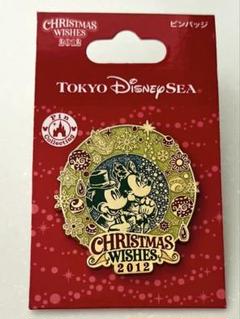 【レア物・未使用】2007年限定 ディズニーモール クリスマス ピンバッジセット 東京ディズニーシーハーバーサイドクリスマス2007ピンバッジ