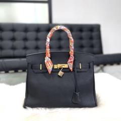 美品 HERMES エルメス バーキン30 フィヨルド ブラック