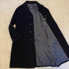 【極美品/希少LL】バーバリー チェスターコート カシミヤ ロング 三陽商会 黒 極美品/希少LL】バーバリー チェスターコート カシミヤ ロング