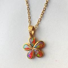 IRIE BEACH イリエビーチ ネックレス Plumeria opal Plumeria opal necklace | IRIEBEACH