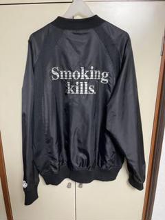 FR2 Smoking kills ナイロンジャケット FR2（エフアールツー）の「”Smoking kills” スリーブコーチ