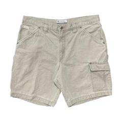 USA 古着 コロンビア アウトドア コットン ハーフパンツ W36 ベージュ系
