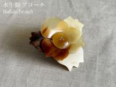 アンティーク水牛花モチーフブローチとイヤリングセット 55ea089a-34bc-4a32-b339-