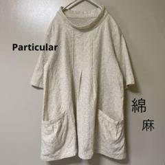 【未使用】パルティクラール　ピンタックリネンベスト nofl】リネンワッシャービッグベスト 644204670 | ナチュラル服
