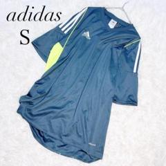 アディダス/Tシャツ/半袖/ロゴマーク/スポーツウェア/Ｓ/ネイビー