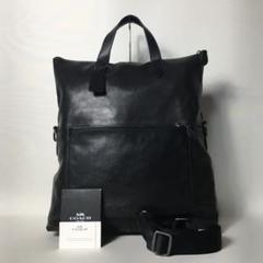 2506-189｜美品｜コーチ 2WAY トートバッグ レザー ブラック