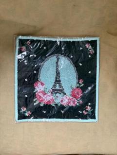 【2枚セット】FEILER エッフェル塔　刺繍 ハンカチ ネイビー　ゴールド 2枚セット】FEILER エッフェル塔 刺繍 ハンカチ ネイビー ゴールド
