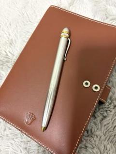 A*G様 未使用品ROLEX レザー手帳スケジュール帳キャメルブラウン