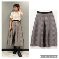 グレースコンチネンタル⭐️シャイニージャガードボリュームスカート　サイズ36 シャイニージャガードボリュームスカート / GRACE CONTINENTAL