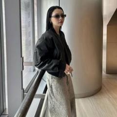 acne studios レザーボンバージャケット「Rachel着用」 acne studios レザーボンバージャケット「Rachel着用