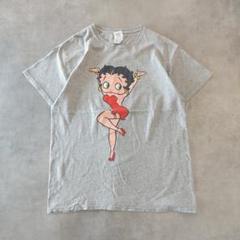 DELTA デルタ ベティー アニメT Tシャツ 古着 M グレー 14837