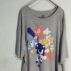 ソニック 集合 tシャツ SONIC ゲーム y2k 00s 90s レトロ