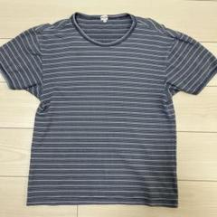 Paul Smith ネイビーとホワイトストライプ Tシャツ F