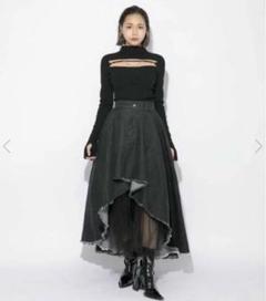 メルトザレディ　デニムスカート　チュール　セット　ブラック まとめて最大10％OFF！25日20時～28日10時 チュールスカート
