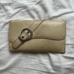 Christian Dior leather Long Wallet