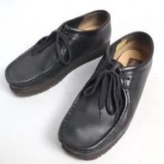 clarks originals クラークス 黒革 レザー ワラビー ブラック