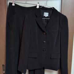 ARMANI ブラック ストライプ パンツスーツ
